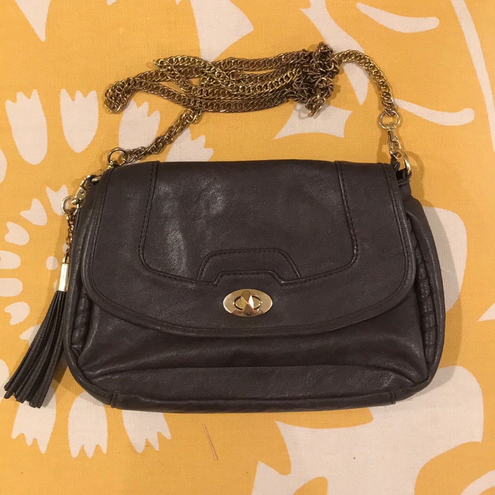 Dark purple crossbody purse